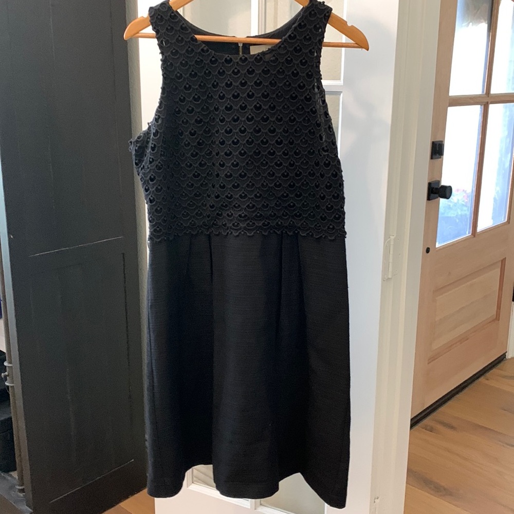 Ann Taylor Loft classic black dress in size 10